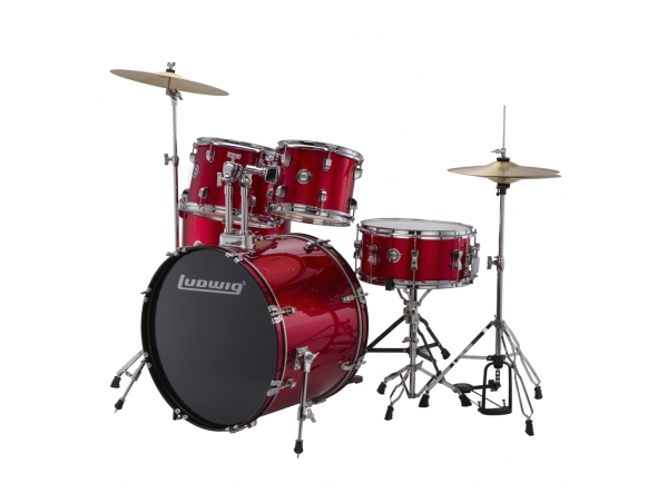 Ludwig LC175 Accent Drive Red Bateria Ludwig LC175 Accent Drive Red Bateria